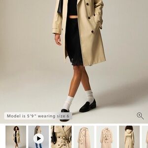 Classic J Crew Icon sold out Trench Coat
